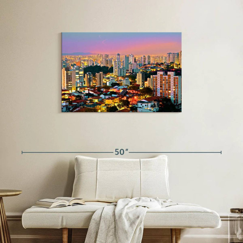 Paysage urbain Sirci, H 24 po x l 36 po