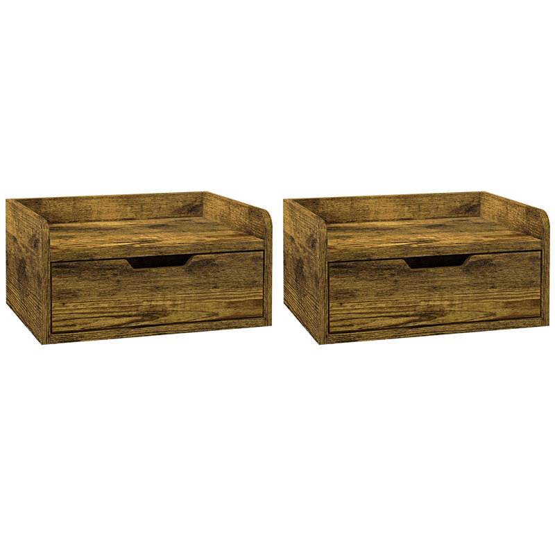Caliana 40cm W Manufactured Wood Bedside Table
