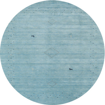Tapis de zone bleu contemporain
