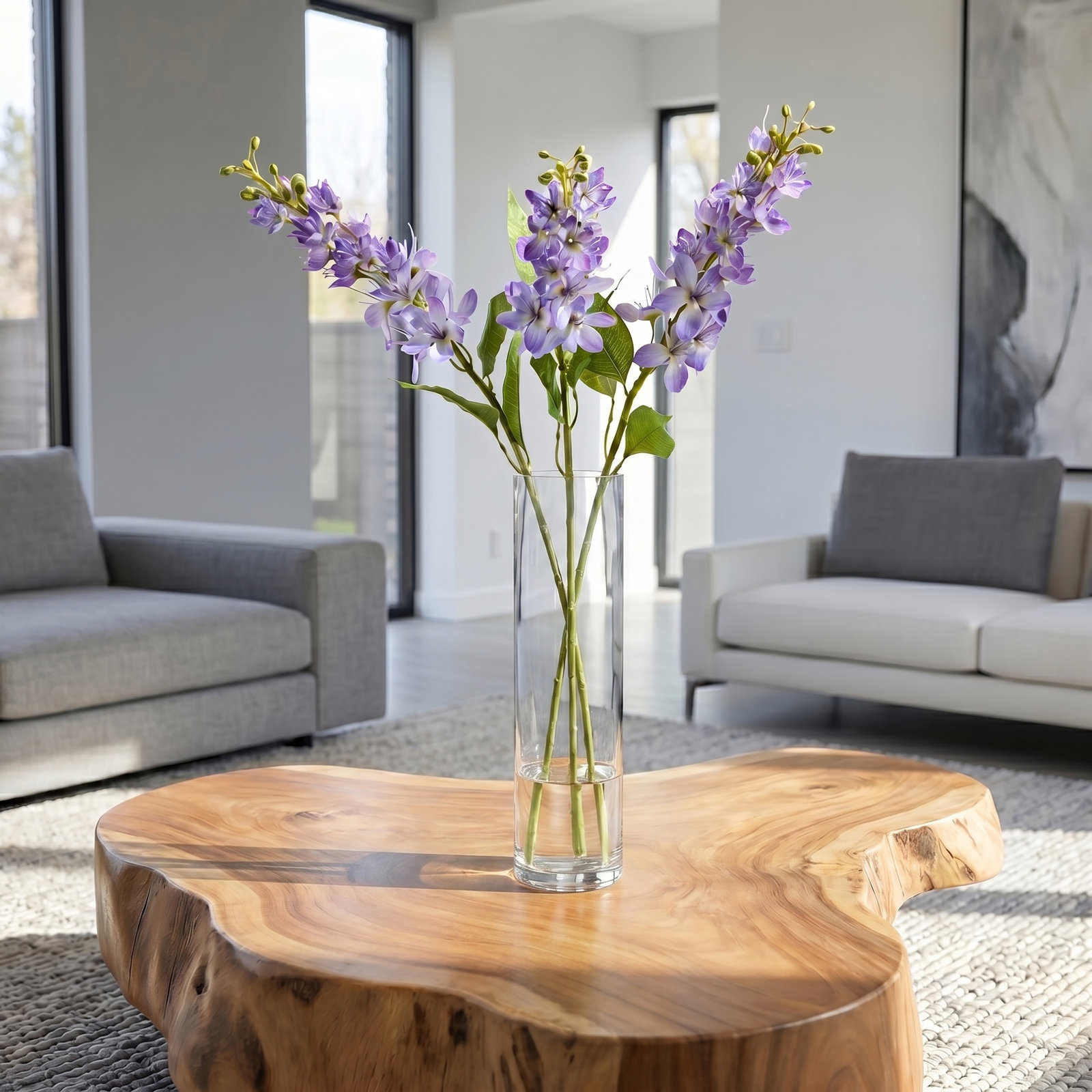 Honey Blossom Stems, Purple