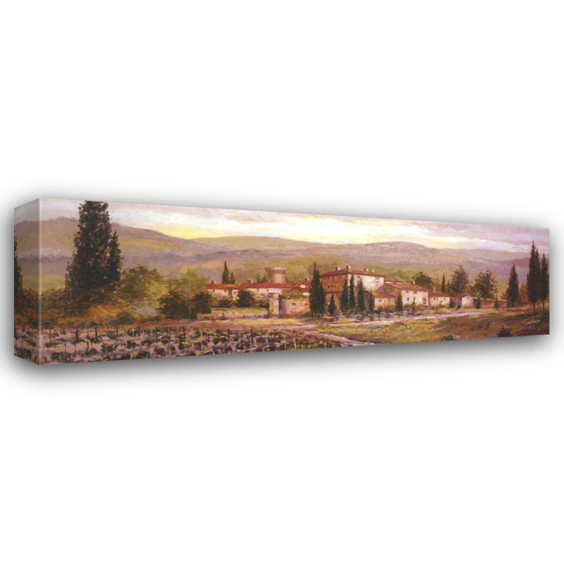 Uzzano, 6" H x 18" W