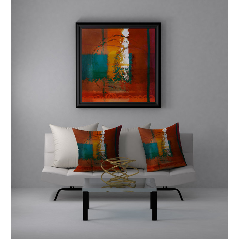 Housse de coussin carrée à amélioration intemporelle, 18 po x 18 po