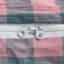 Ensemble de housse de couette 100% coton lavé XINMIANFANG Gingham-124551748-129482863