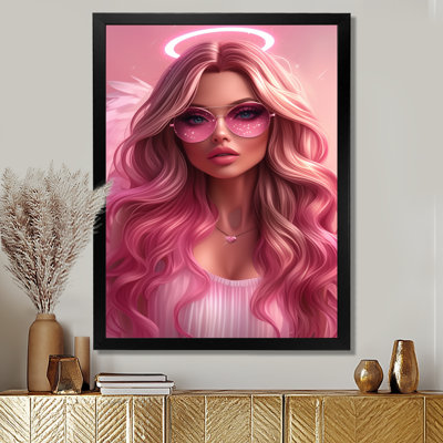 «Fashion Portrait Of Angel Glamour Woman I - Fashion Girl Power», décoration murale
