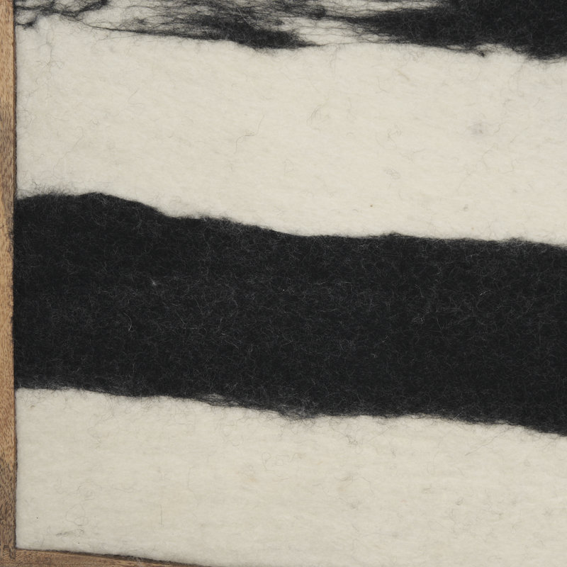 Art encadré en laine Rollins, 26.0L x 36.0H