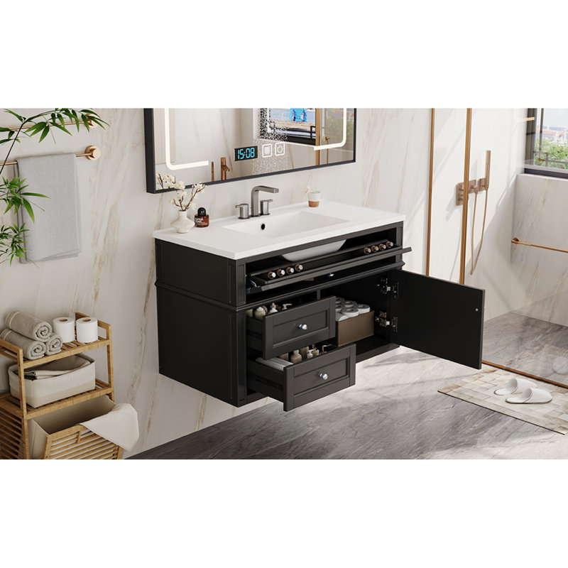 Meuble-lavabo moderne 36 po en MDF