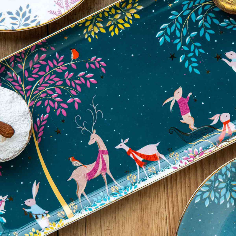 Sara Miller, Woodland Tales - Sandwich Tray