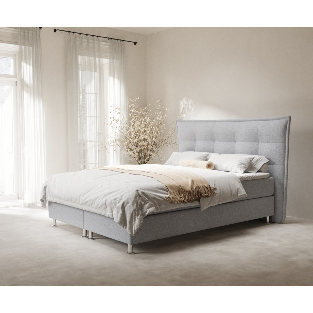 Echtes Boxspringbett Brottman mit Zwei Matratzen und Topper