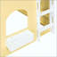 Lit mezzanine pour enfants avec lumière DEL chaude-131124981-131124982