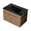 Meuble-lavabo de 30 po avec tablette ouverte réglable Harpa-330749398