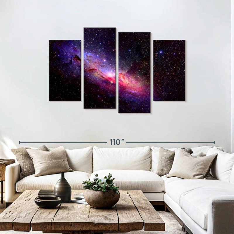 Oberle Galaxy In Space, 48" H x 75" W