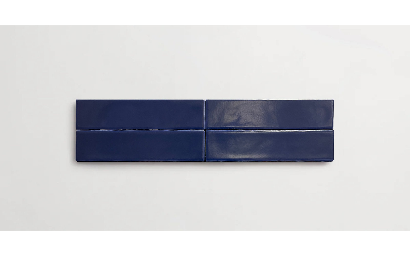 Lake Como  2" x 10" Glossy, Cobalto Azul