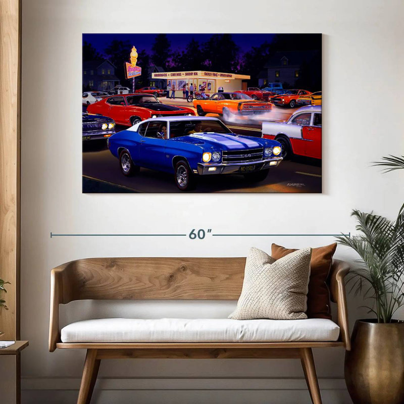 Mehar Fast Fred's, 32" H x 48" W