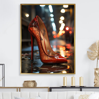 " Fashion Red High Heels "