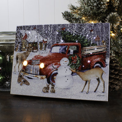 Mini camion de Noël 8x6