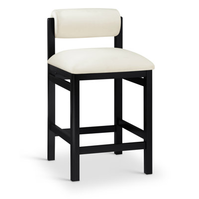 Frakes Vegan Leather Upholstered Counter Stool
