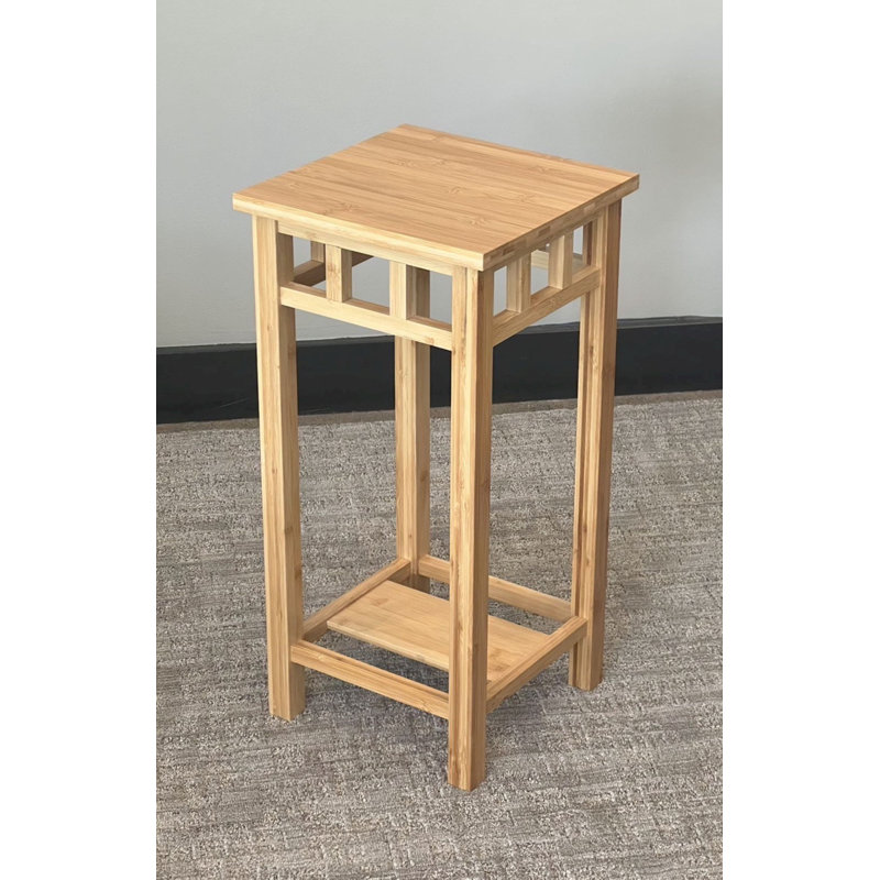 Zen Plant Stand Telephone Table with Bottom Shelf