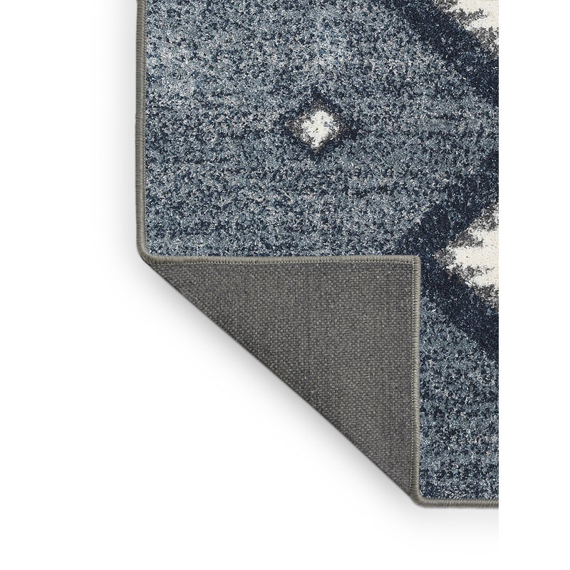 Tapis de zone gris foncé contemporain, Rectangle 5 pi x 7 pi