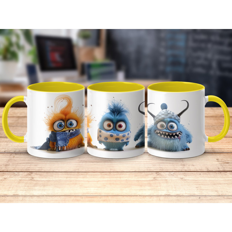 Ceramic Coffee Mug, Yellow