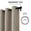 Paire de rideaux occultant et isolants texturés-542001376-542001377