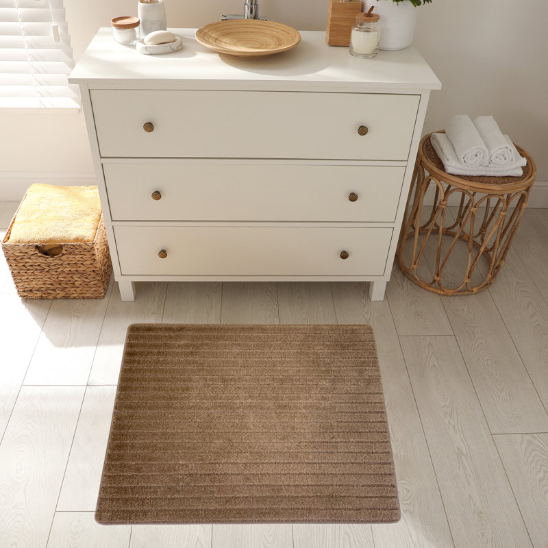 Tapis de cuisine, Carré 2 pi 8 po, Taupe