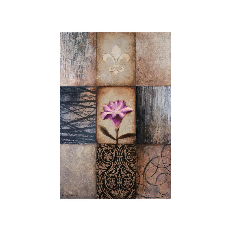 Peinture sur toile tendue, H 26 po x l 18 po x 1,5 po