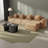 Modern Velvet L Shape Sectional Sofa, No Assembly, Spacious And Portable