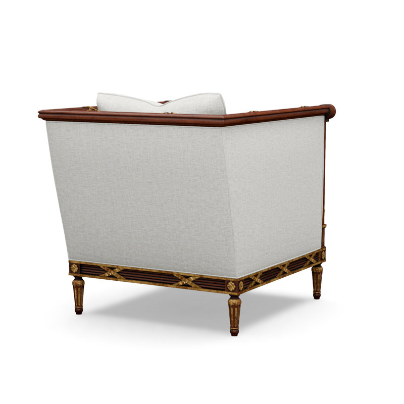 The Regent's Visit  Accent Chair, Merino Porcelain (Performance fabric) 1360-96