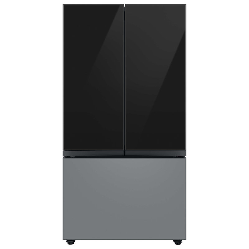 Samsung 24 cu. ft. Smart Bespoke 3-Door French-Door Refrigerator with Customizable Panel Colors and AutoFill Water Pitcher in Custom Panel-Ready