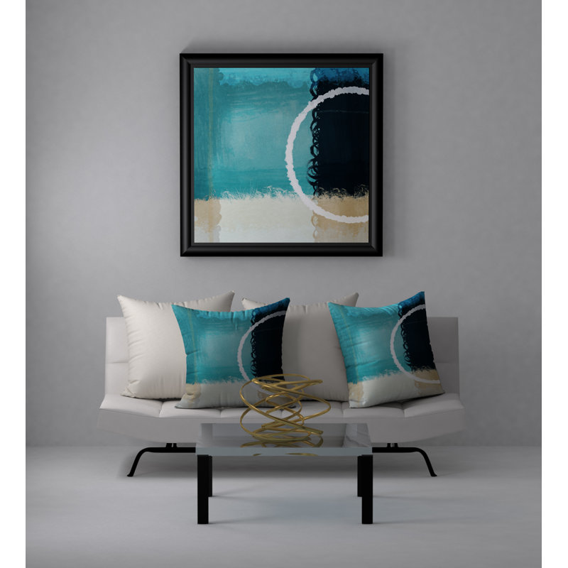 Coussin décoratif carrée séduisant supersonique, 24 po x 24 po