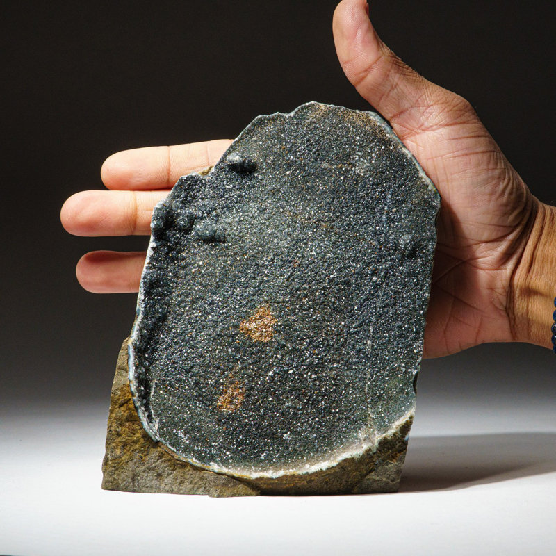 Druzy Crystal Cluster Geode From Uruguay (2.6 Lbs)