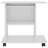 vidaXL Computer Desk White Engineered wood Compact Pull-Out-228641371