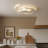 Codie 3- Light 21.3 Inches White Led Semi Flush Mount with Remote Control-2105347340-2017203055