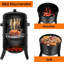 Lulu Vertical Charcoal Portable 1cm² Smoker