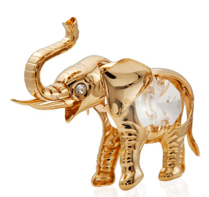 Ornement figurine suspendue mini éléphant