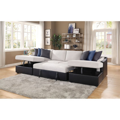Canapé modulaire avec couchette Aevah