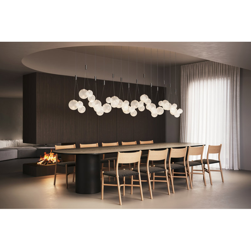 Lodes Suspension Lamp Low-V, Frosted White