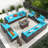 12 - Person Outdoor Seating Group With Cushions-541184558