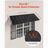 Window Awning Door Canopy 104x36 in Outdoor Steel Front Door Awnings Anti-Rust