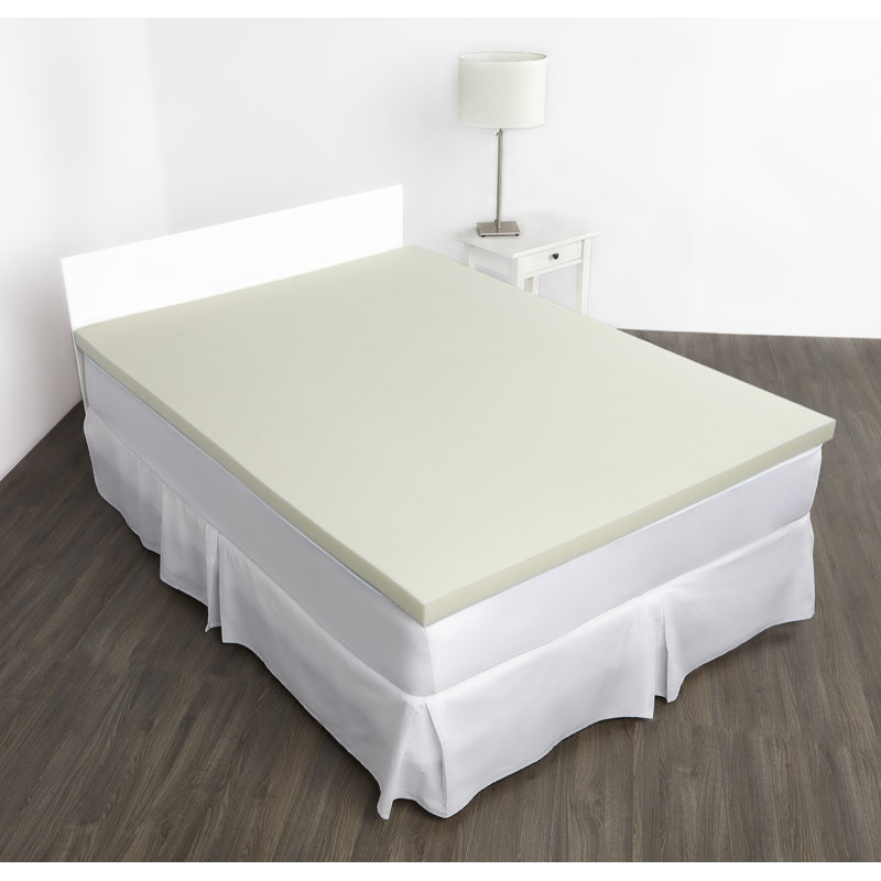 Surmatelas en mousse viscoélastique de qualité 1,5 po Askins, Très grand