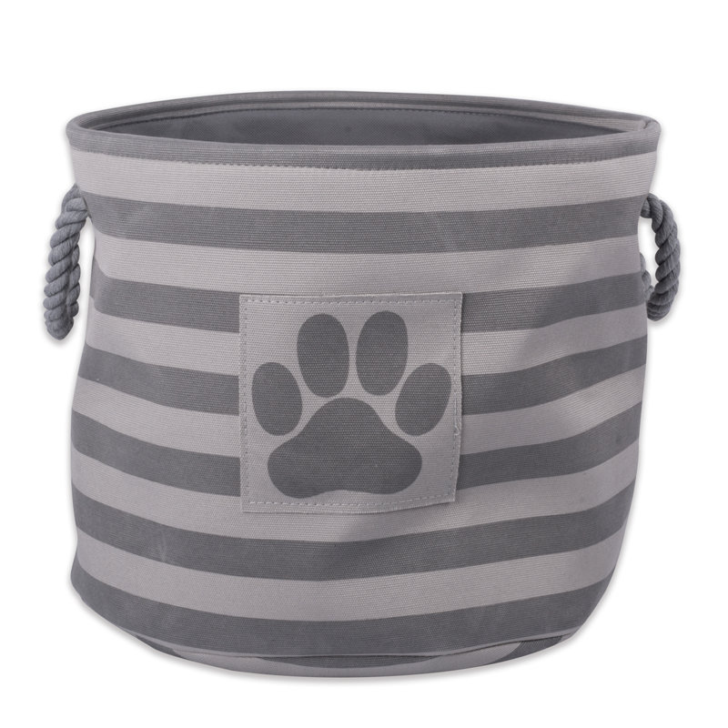 Panier en tissu Cambridgeshire, Gris, H 12 po x l 15 po x P 15 po