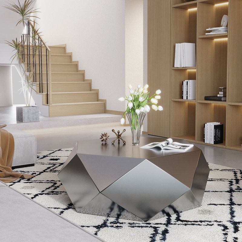 Table basse Jaelithe Mordern, Argent