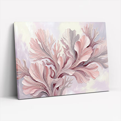 Gallery Wrap，Canvas Wall Art for Living Room, Bedroom, Office or Entryway – Decorative Wall Decor with Pink Coral