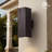 Alvisa Outdoor Wall Light in 2 Lights with Aluminum-1035709242-1048383252