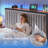 Upholstered Platform Bed With 5 Drawers & Storage Headboard, Metal Bed Frame With Led Lights & Charging Station-221736370