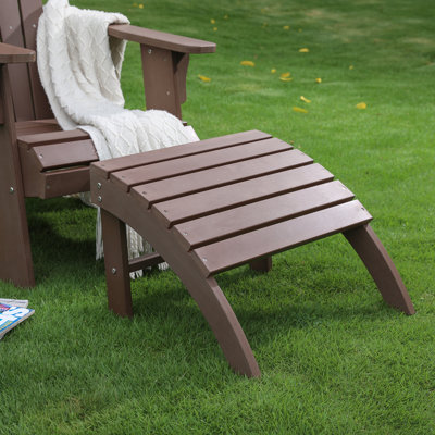 Pouf d'extérieur Adirondack, repose-pieds résistant aux intempéries pour chaise Adirondack