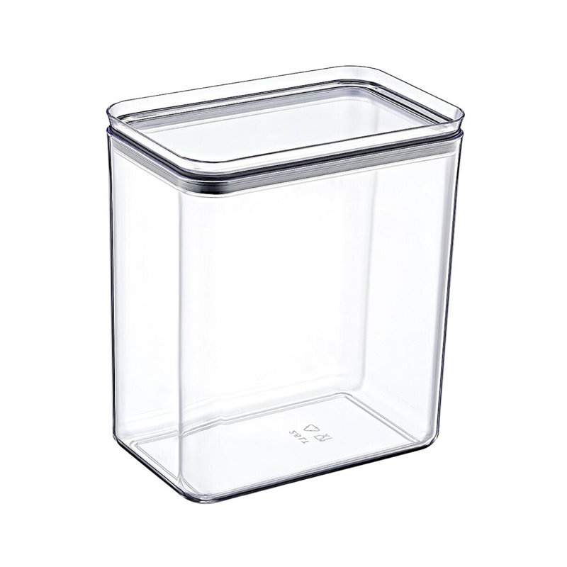 Durable 3-Piece Storage Box Set, Transparent Plastic, 6.5 x 4.1 x 7.5 inches | BPA-Free, Ideal for Organizing Home & Office, Stackable Design | Not Dishwasher or Microwave Safe, Versatile & Convenient