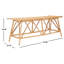 Table basse en bois massif Curtis