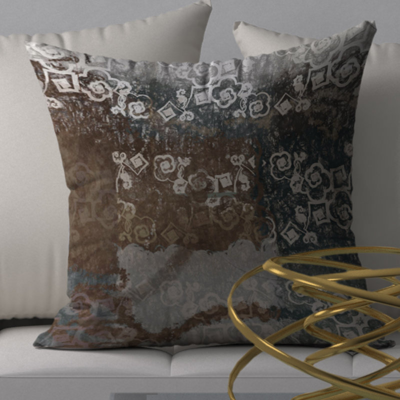 Abstract Throw Pillow, 20" x 20"