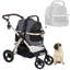 Poussette standard pliable avec transport amovible Pet Rover Prime-88522813